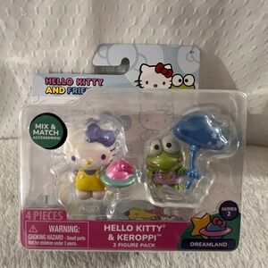 Hello Kitty and Friends Series 2 Dreamland 2-Figure Pack: Hello Kitty & Keroppi